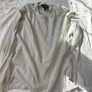 Bonobos Light Gray Textured Knit Shirt